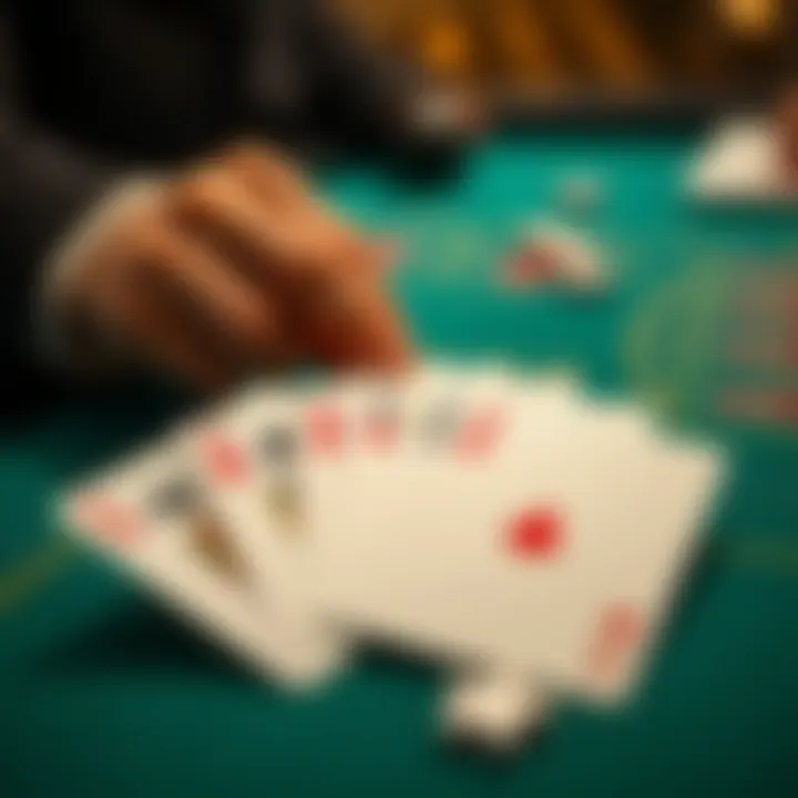 Understanding Baccarat Cards Close-up of baccarat cards demonstrating gameplay