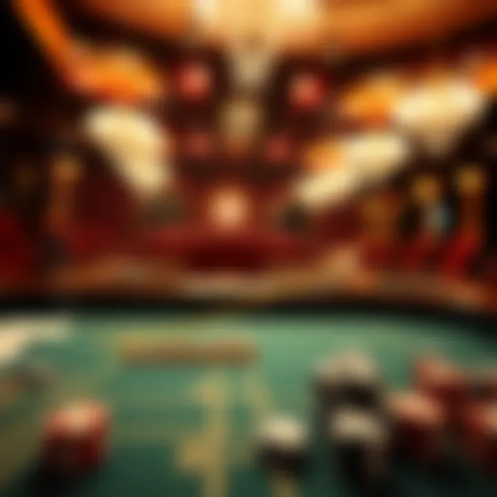 Graph illustrating the probability calculations in baccarat gameplay