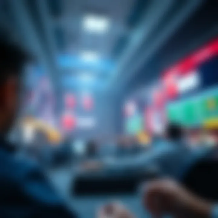 Trends in online betting market visualization