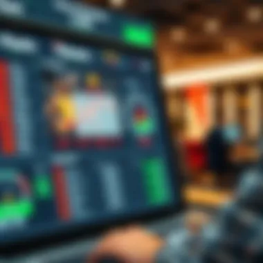 Sophisticated User Interface of a Betting Program User interface of a betting program