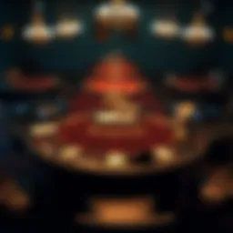 Illustration of a Blackjack table layout