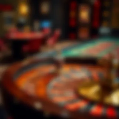 A strategic layout of roulette betting options illustrating various strategies.