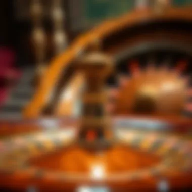 A vintage roulette wheel showcasing its intricate design and history.