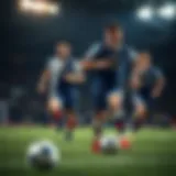 Analysis of Champions League teams in action