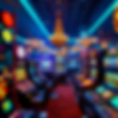 An array of diverse casino games highlighting technological advancements