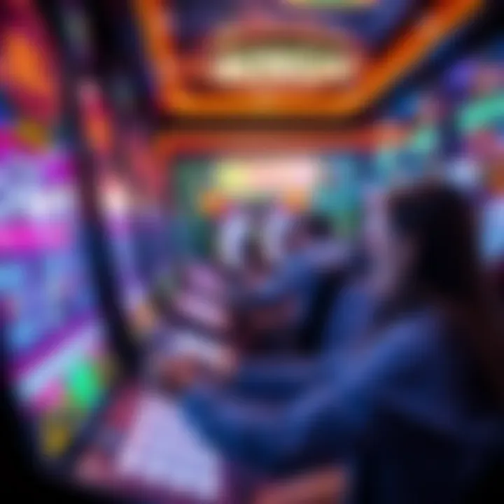 Player engaging in a virtual bingo session