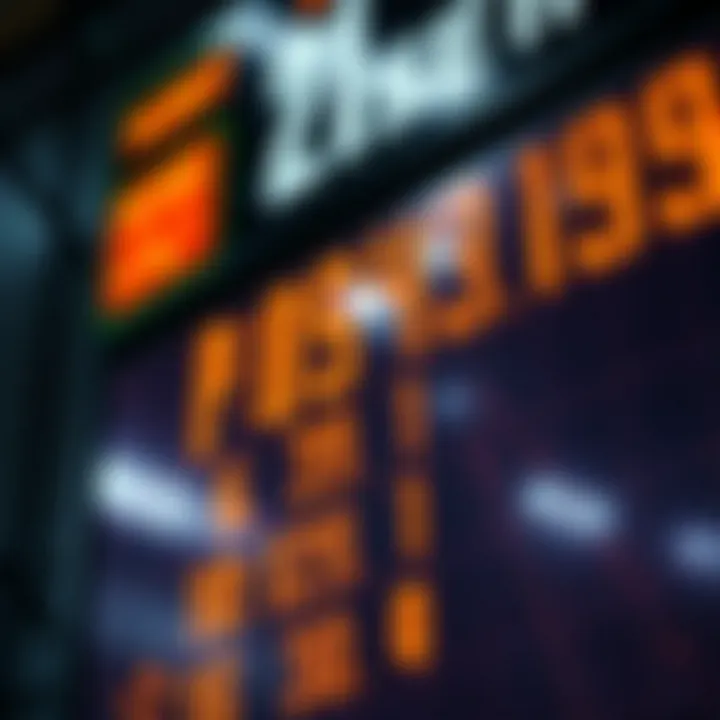 Scoreboard Highlights Close-up of a scoreboard displaying points