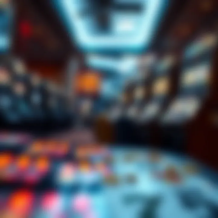 An artistic depiction of the evolution of slot machines over the years