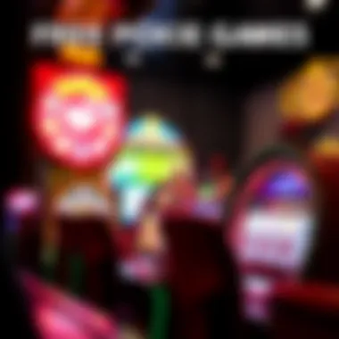 An engaging graphic showing different types of free pokie games available online