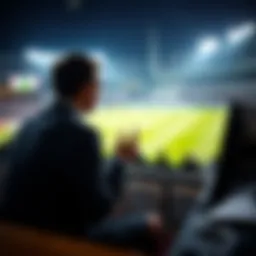 Live football match analysis