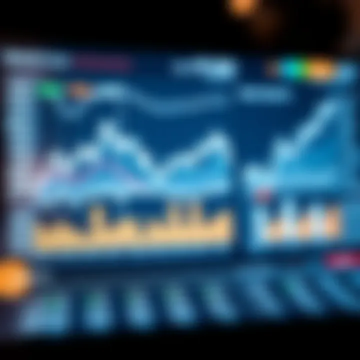 Market Trends and Data Analysis Data analysis chart reflecting market trends and statistics