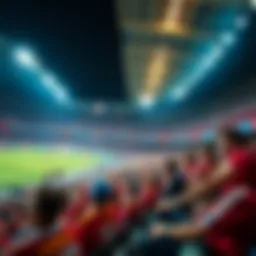 Stadium atmosphere during a New Mexico United match