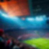 The vibrant Red Bulls Arena filled with passionate supporters during a match.