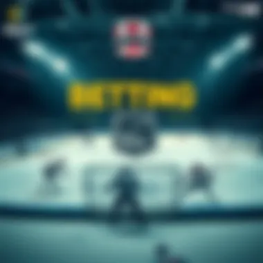 An infographic illustrating betting strategies for NHL games