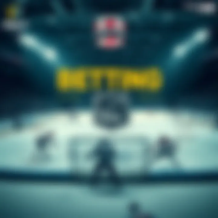 An infographic illustrating betting strategies for NHL games