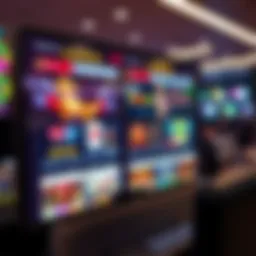 Trendy online casino interface showcasing various games