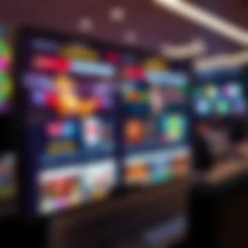 Trendy online casino interface showcasing various games