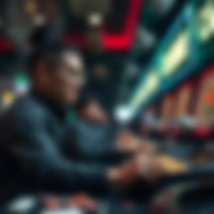 Visual representation of user experience in online casinos