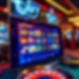 A sophisticated online live casino interface displaying various games