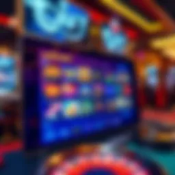 A sophisticated online live casino interface displaying various games
