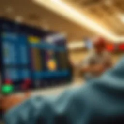 Illustration of a modern online sportsbook interface