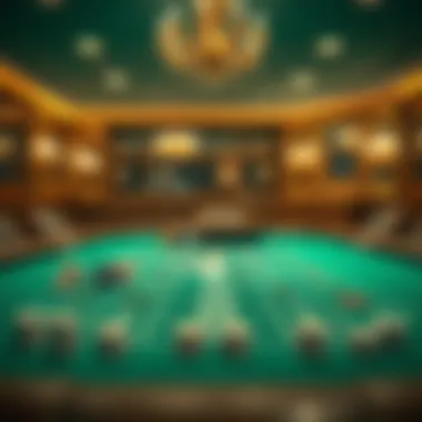 The Allure of Baccarat Tables An elegant baccarat table setup