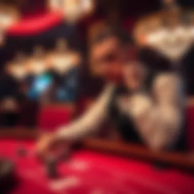 Mastering Baccarat Strategy A strategic baccarat player thinking