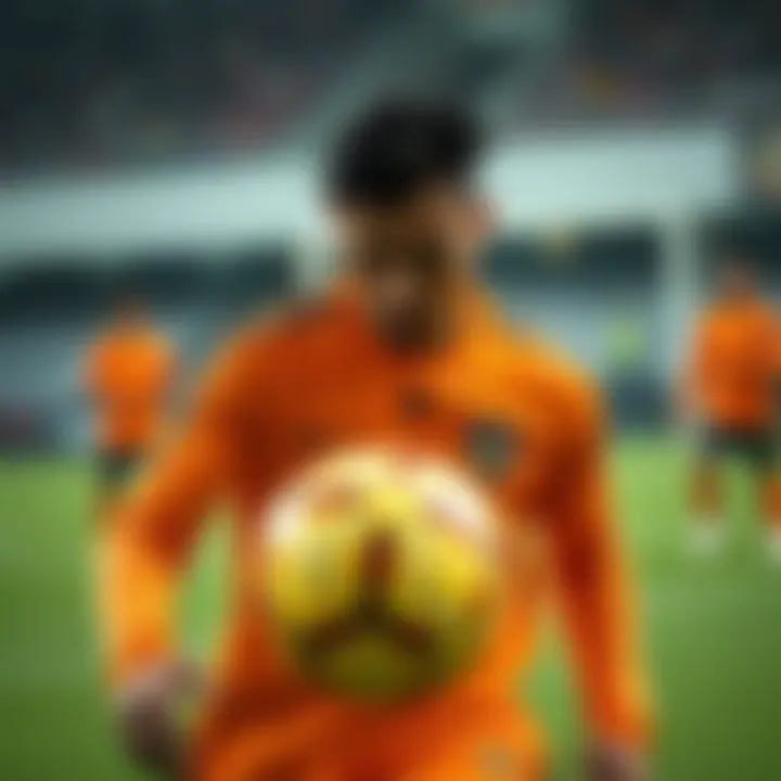 Panamanian soccer training session