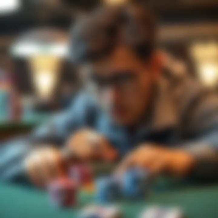 Common poker mistakes illustrated with visual examples