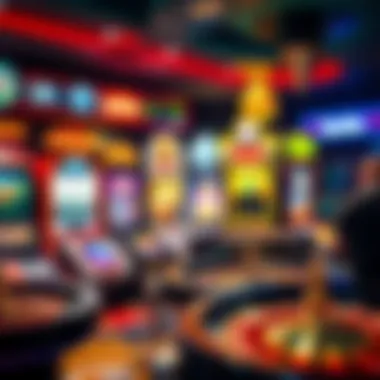 Diverse Selection of Popular Casino Games A selection of popular casino games displayed