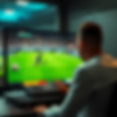 User interface of a popular soccer streaming site