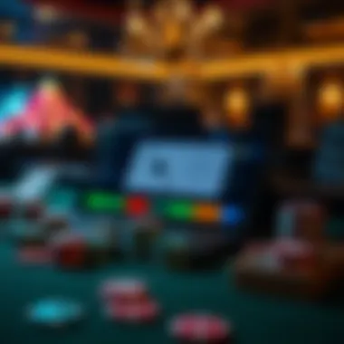 Popular Online Poker Platforms in the UK A visual representation of popular UK online poker platforms with distinctive features.