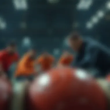 Intense Team Training Session Team training session in action