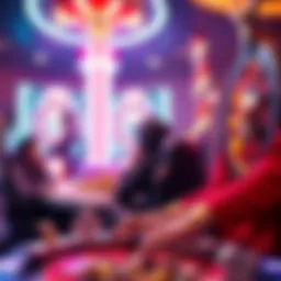 A captivating visual representation of the thrill in betting.