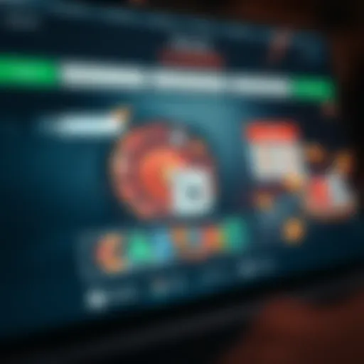 Secure casino site interface