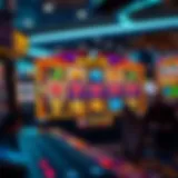 Visual representation of an online slot site interface