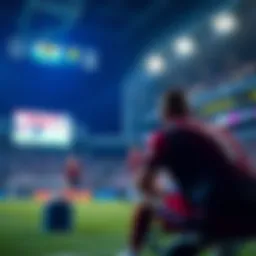Concept of sports live streaming