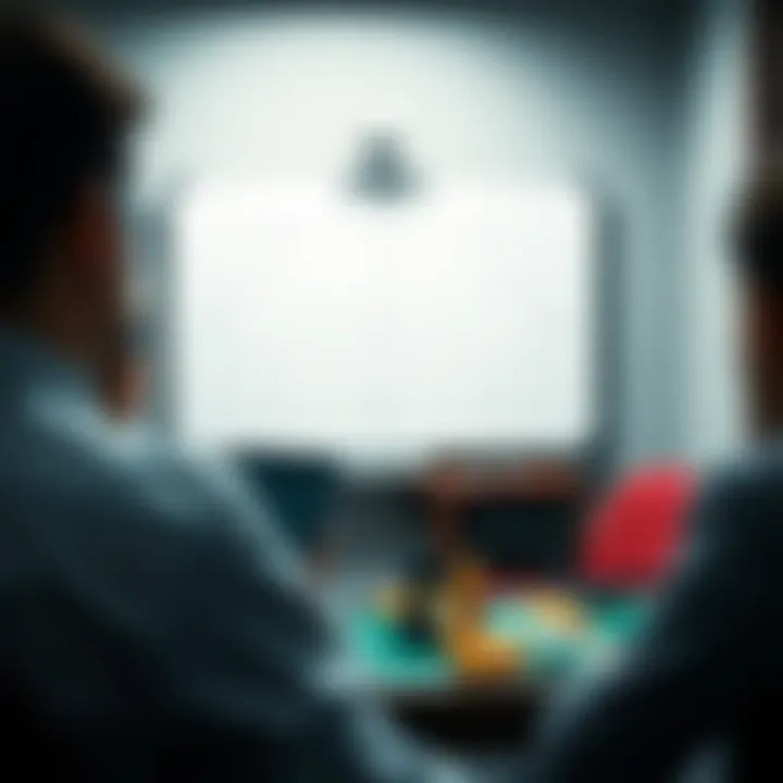 A strategic game plan displayed on a whiteboard