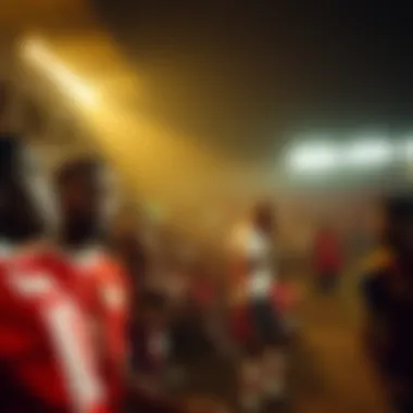 Tanzanian football league atmosphere