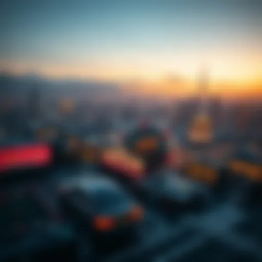 A digital landscape representing online betting platforms