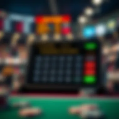 User-Friendly Probability Calculator for Betting A digital interface of a user-friendly betting probability calculator.